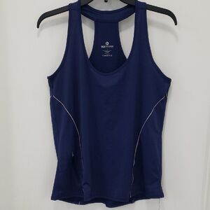〰️90 Degree By Reflex〰️ Navy Racerback AthleticTank L